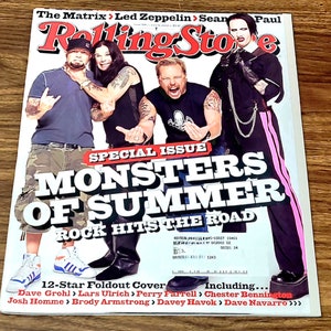 Ozzy Osbourne Metallica manson Rolling Stone Magazine 6/12/03 great condition