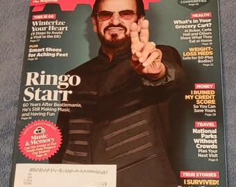 Ringo Starr Patrick Stewart Ethridge Christian Bale Jfk Aarp Magazine Dec 2023