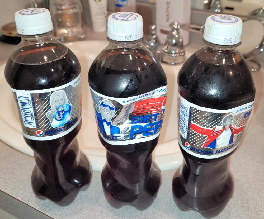 Michael Jackson B.spears Ray Charles 2018 20 Oz Pepsi Music Icons