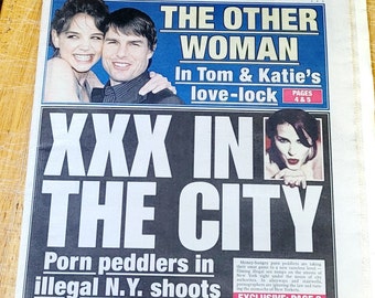 Tom Cruise Katie Holmes Ny Post Full Newspaper June 19 2005 New Read Details