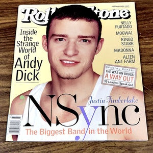 Justin Timberlake Nsync Madonna Ringo Rolling Stone Magazine