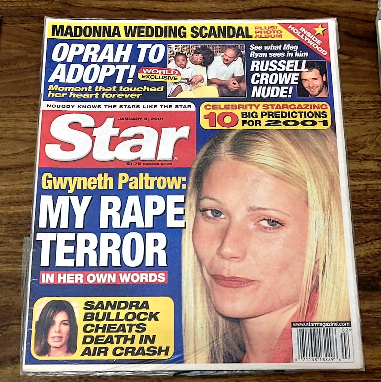 Madonna Gwyneth Paltrow Oprah Star Tabloid January 9th 2001 - Etsy New  Zealand
