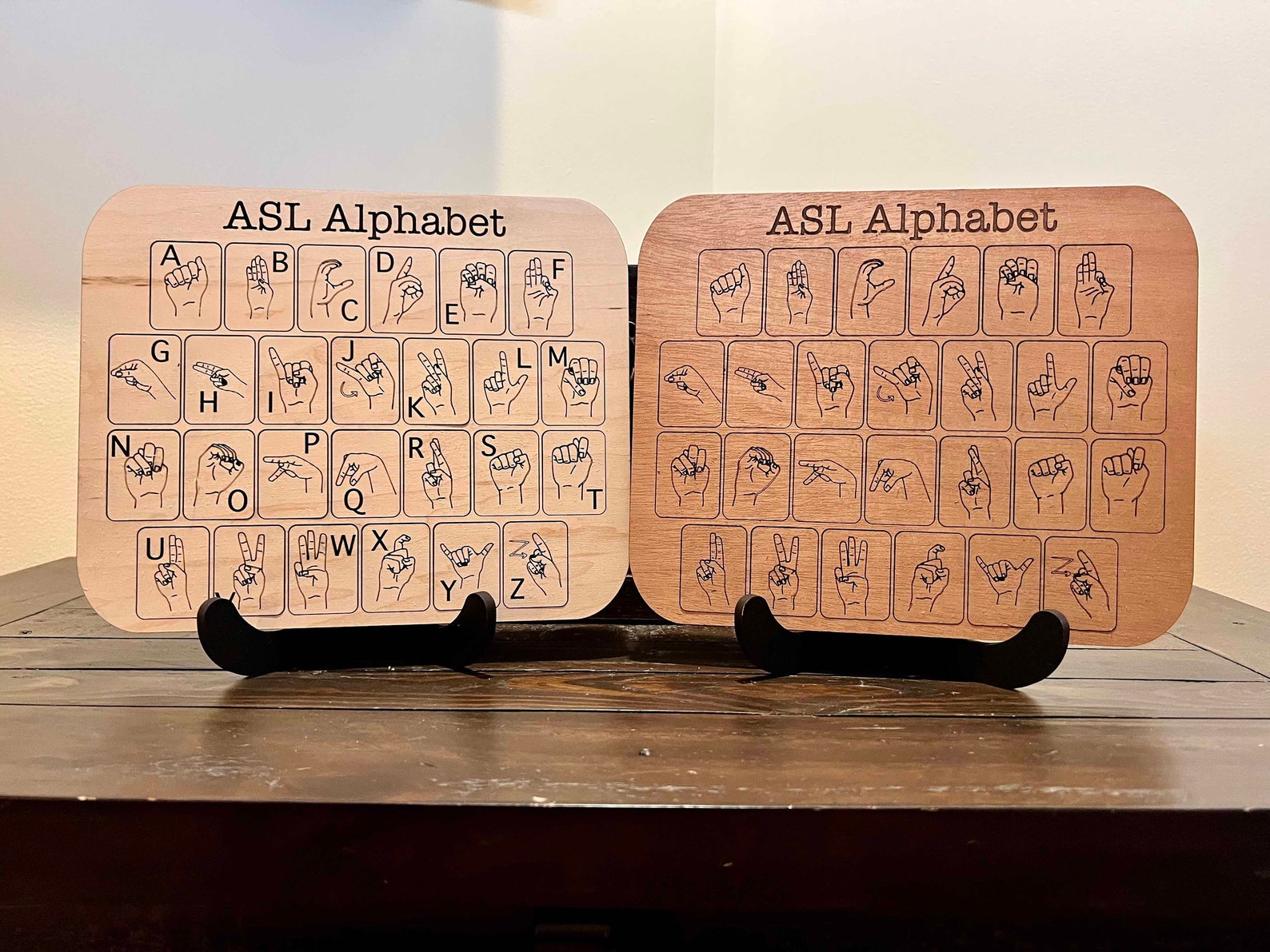 ASL Alphabet Puzzle: Sign Language Learning Tool - Etsy