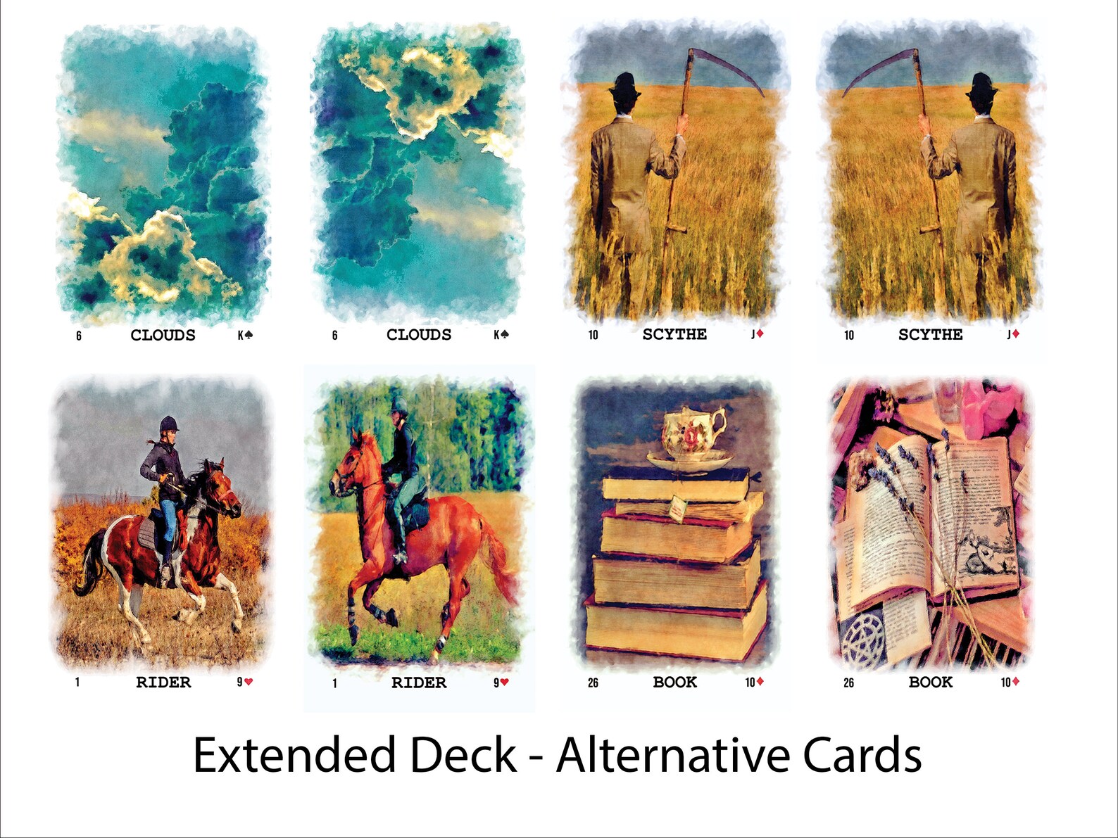 Watercolour Lenormand Oracle Deck Printable Oracle Deck Printable ...