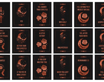 The Fortune Oracle ⎮ Printable Oracle Deck ⎮ Instant Download ⎮ Divination tools