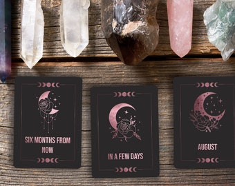 Divine Timing Oracle ⎮ Witchy Divination Tools ⎮ Physical Deck