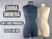 Iminera DIANA COMPLEX | Soft fully pinnable professional female dress form | mannequin torso | tailor dummy 