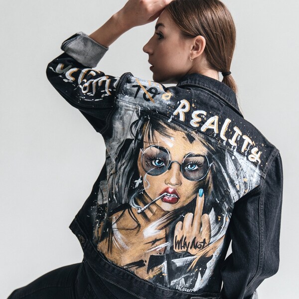 Wearable Art Jacket Etsy