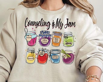 Sweat-shirt « Counseling Is My Jam » : cadeau pour conseiller scolaire