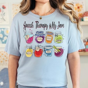 Logopedie is mijn Jam Shirt Logopedie Shirt Logopedie Patholoog Shirt Logopedist Gift SLP Love Shirt SLP Gift