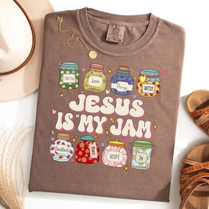 Jesus Is My Jam Shirt Jesus Christ Love Gift Jesus Clothes Christian Love Shirt Gift For Christian Christian Mom Love Shirt