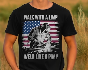 Welder Gift Shirt: Funny Welding Pimp Tee - Men's Workwear
