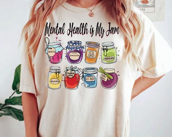 Mental Gesundheit ist mein Jam Shirt: Sozialarbeiter Tee, SchulPsycholog Geschenk