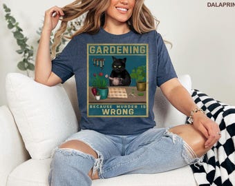 chemise vintage amour de jardinage chemise drôle d'amant de jardinage jardinage parce que le meurtre est une erreur chemise jardinier amour cadeau jardinage amateur vêtements