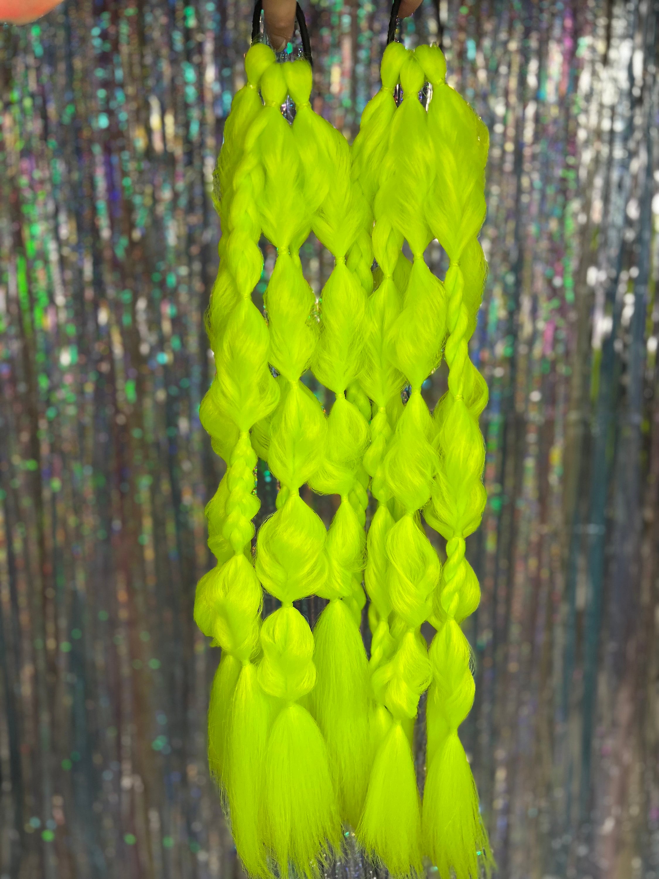 Neon Yellow Braids