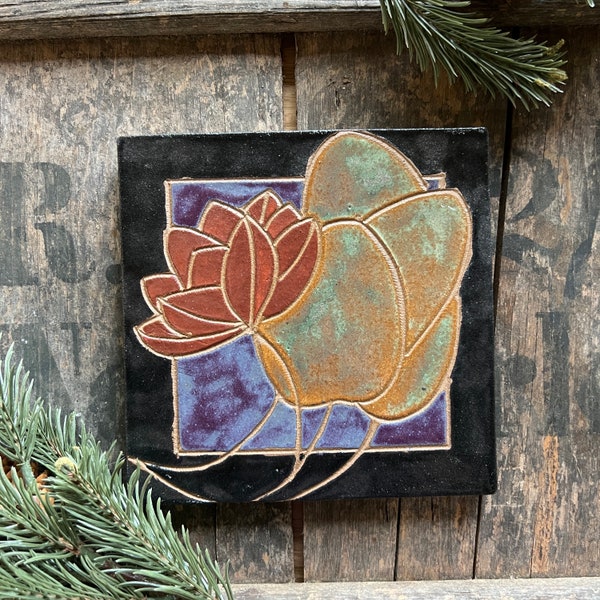 Art Nouveau Tile Etsy
