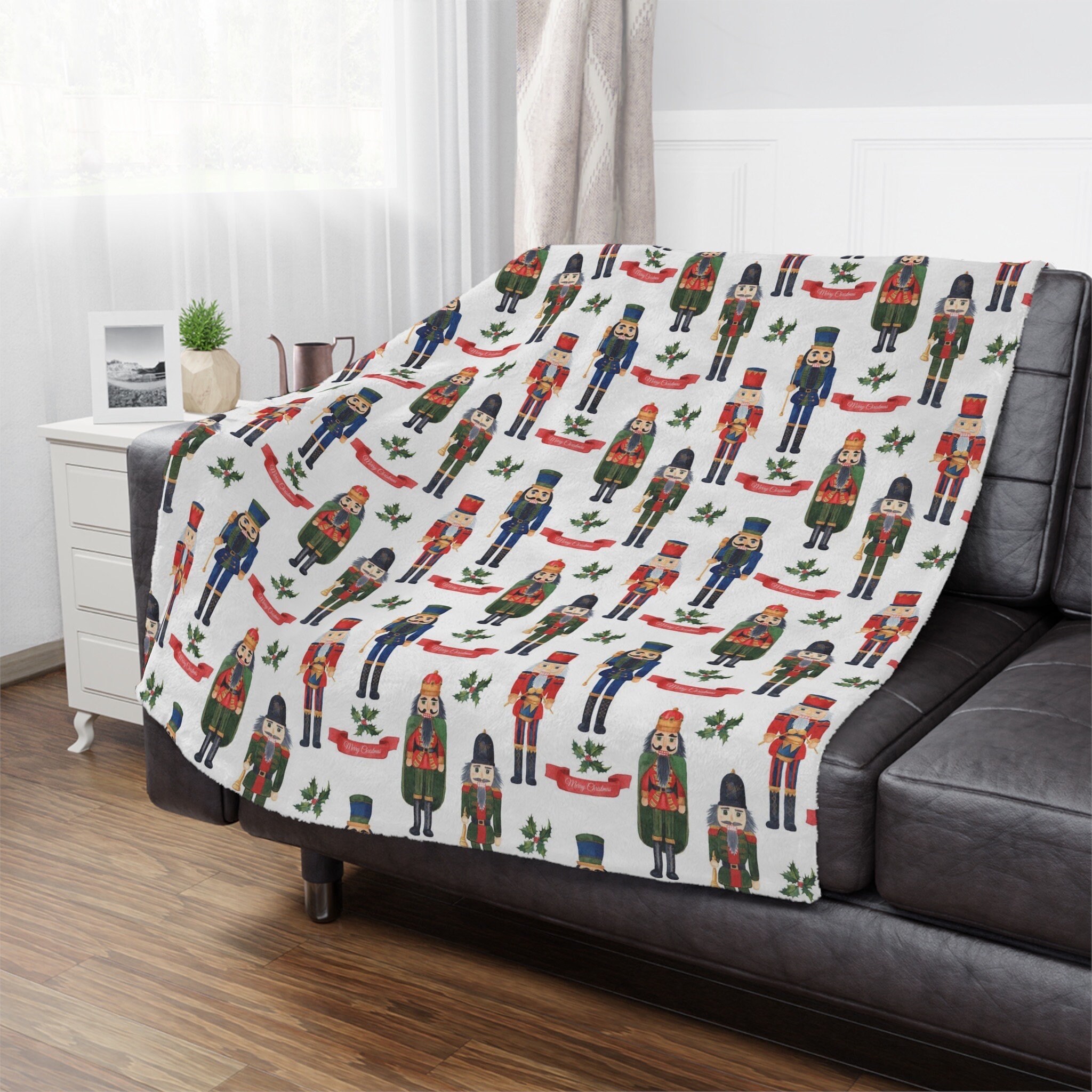 Nutcracker throw blanket sale