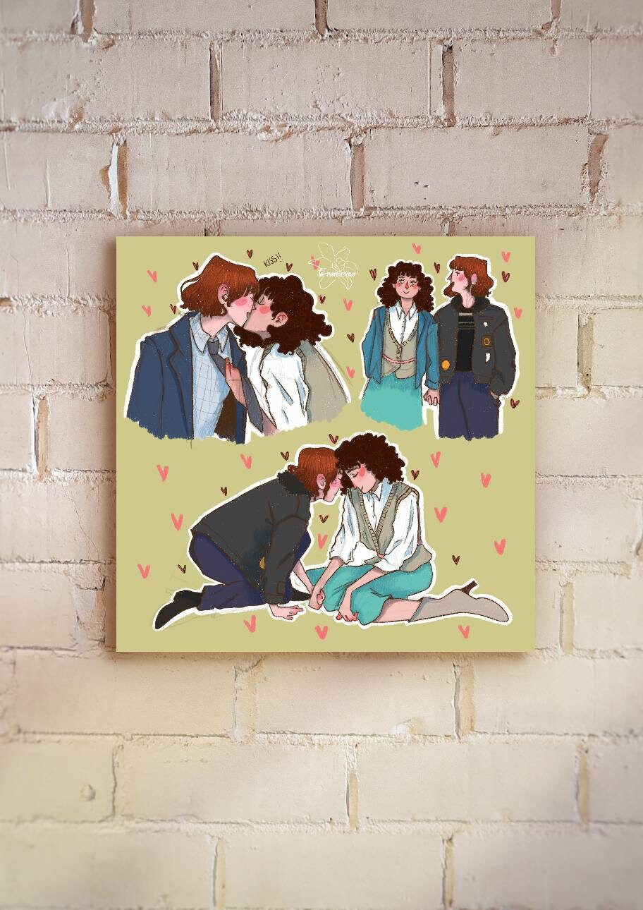 Poster Stranger Things A Imprimer STRANGER THINGS 4 PRINT Robin Buckley / Nancy Wheeler - Etsy Canada