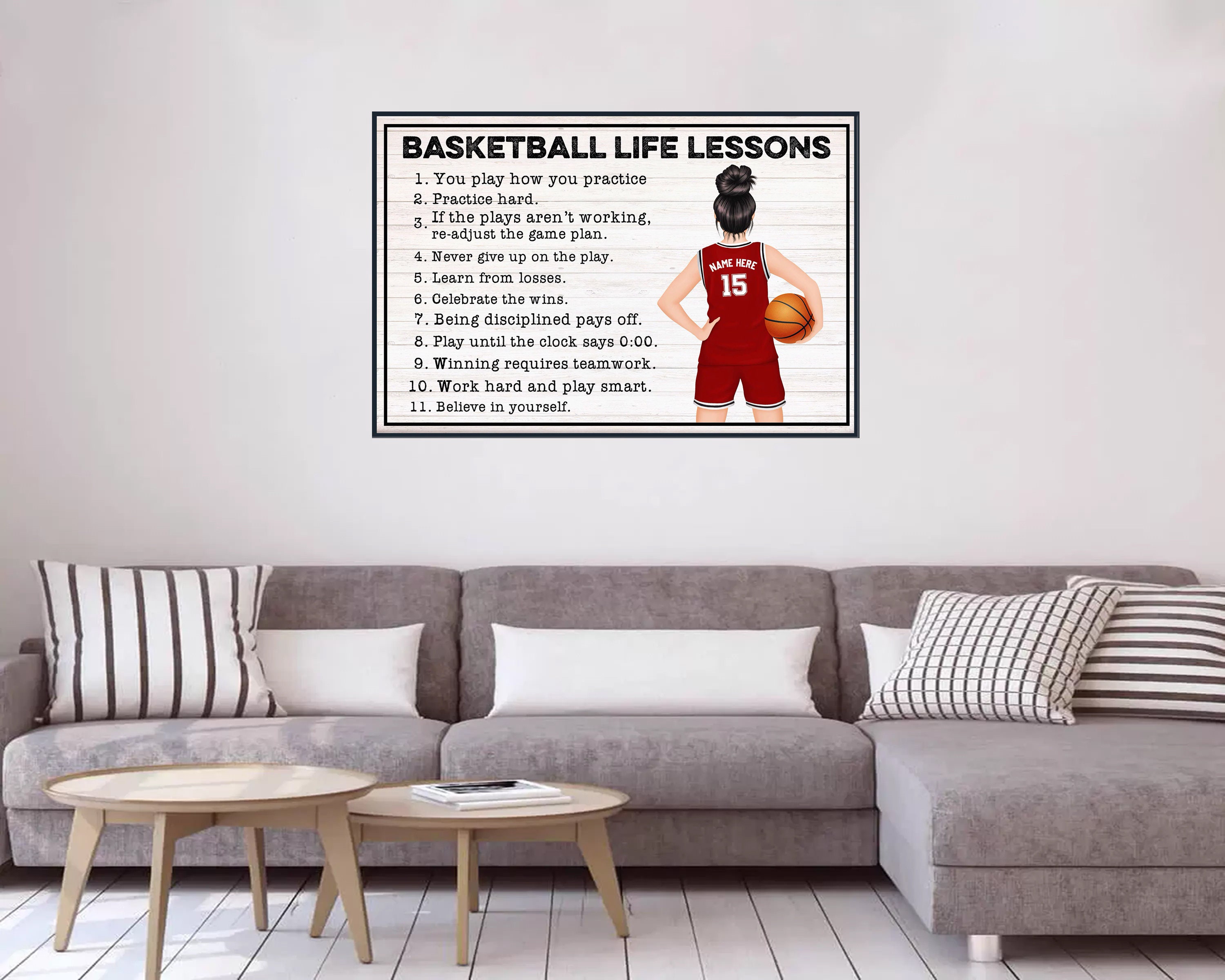 Buy Gift for Basketball Lovers Basketball Life Lessons for Girl Online in  India Etsy