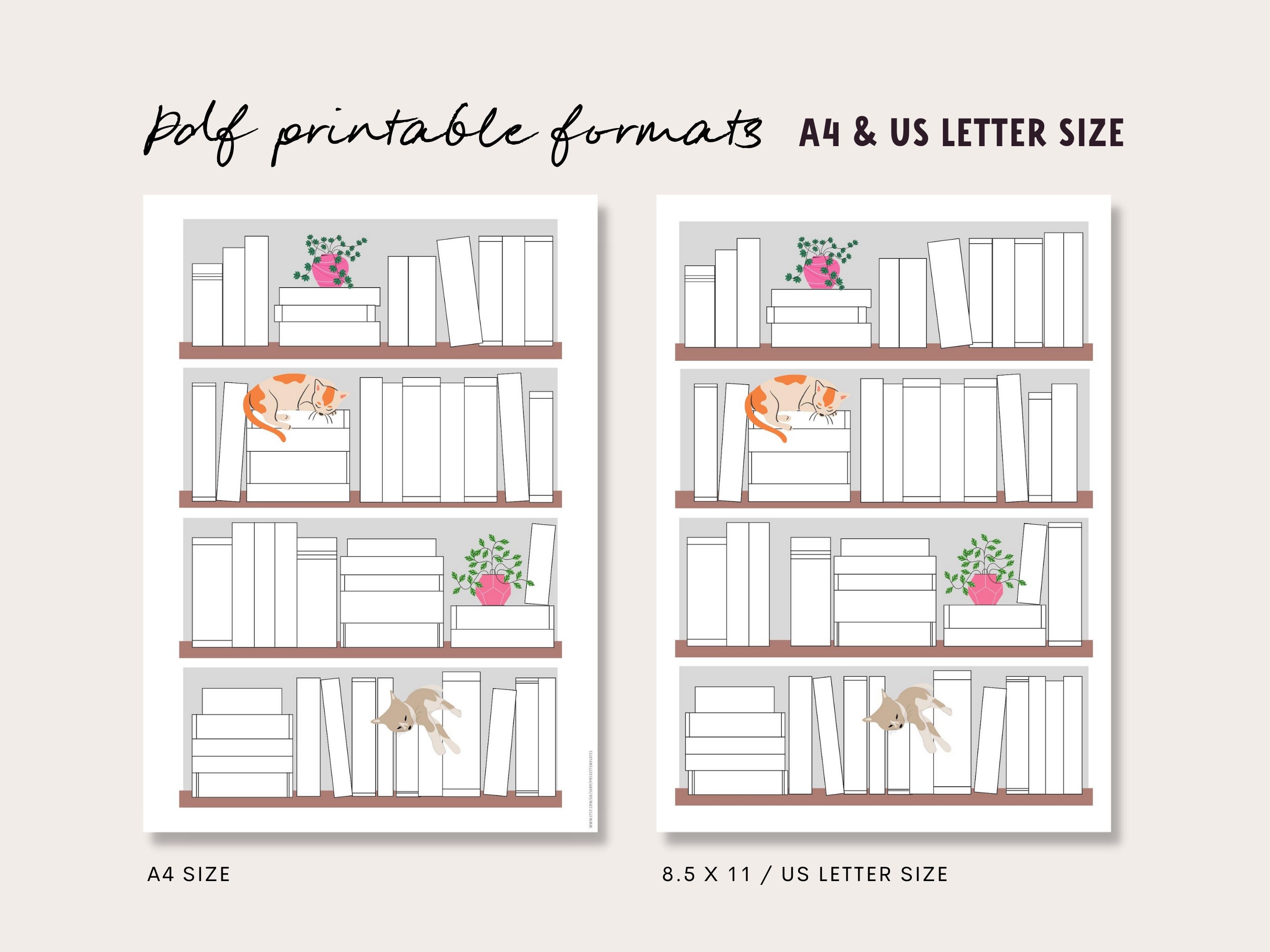 Book Tracker Printable Reading Tracker Book Log Planner - Etsy Australia