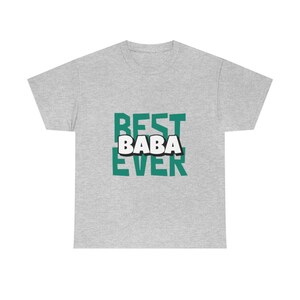 Muslim Father&#39;s Day | Best Baba Ever Cotton Tee| Father&#39;s Day Gift | Islamic Gift | Muslim Dad