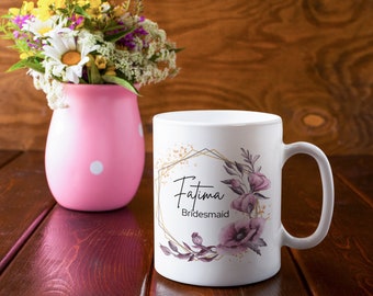 Brautjungfern Tasse Geschenk | Tasse Geschenk Brautjungfern | Tasse Geschenk Ehrfrau | Ehrmädchen Tasse | Sei meine Ehrfrau