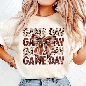 Coquette Football png, Football Bow png, Football mom png, Game Day, Retro Football png, Fall Football png, Football Season Png, Sports png