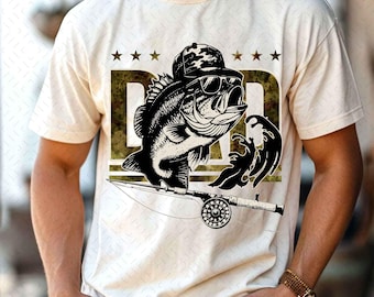 Fishing Dad Shirt Design Png, Reel Cool Dad Png, Bass Fishing Png, Funny Dad Png, Gift for husband, Father's Day Png, Gift For Dad