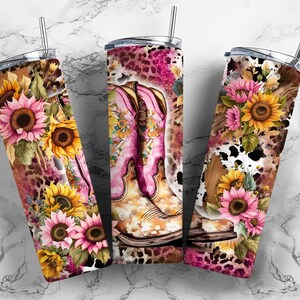 Country Girl 20 Oz Skinny Tumbler Sublimation Design Digital Download ...
