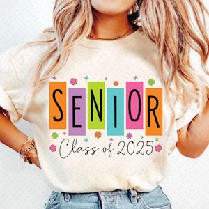 Senior 2025 PNG, Retro Graduation PNG, Sublimation Design, Digital Download Png, Class of 2025 png, High school Senior Shirt Design