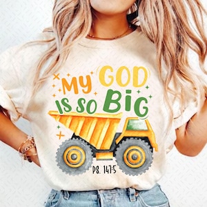 My God is So Big kids png, Christian png, Toddler png, Biblical Toddler png, Kids Church Sublimation, Retro Kids Toddler Colorful Religious
