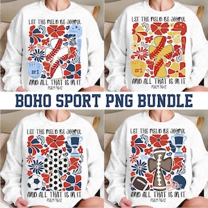 Let The Field Be Joyful png, boho baseball png, baseball png, Christian png, bible verse png, boho Christian, retro baseball png, game day