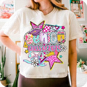 Preppy Senior 2025 PNG, Senior Class of 2025 Png, Coquette Senior Png, Senior Brushstroke Png, Graduation, High school Senior Shirt Design