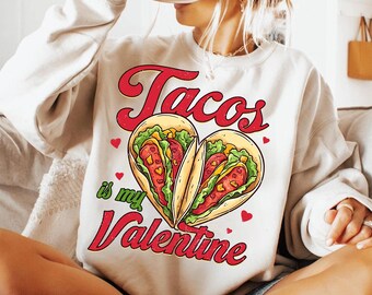 Tacos Are My Valentine Png, Mexican Valentine Png, Conchas Valentine Png, Retro Valentine Png, Coquette XOXO Taco Png, Valentine's Day Png