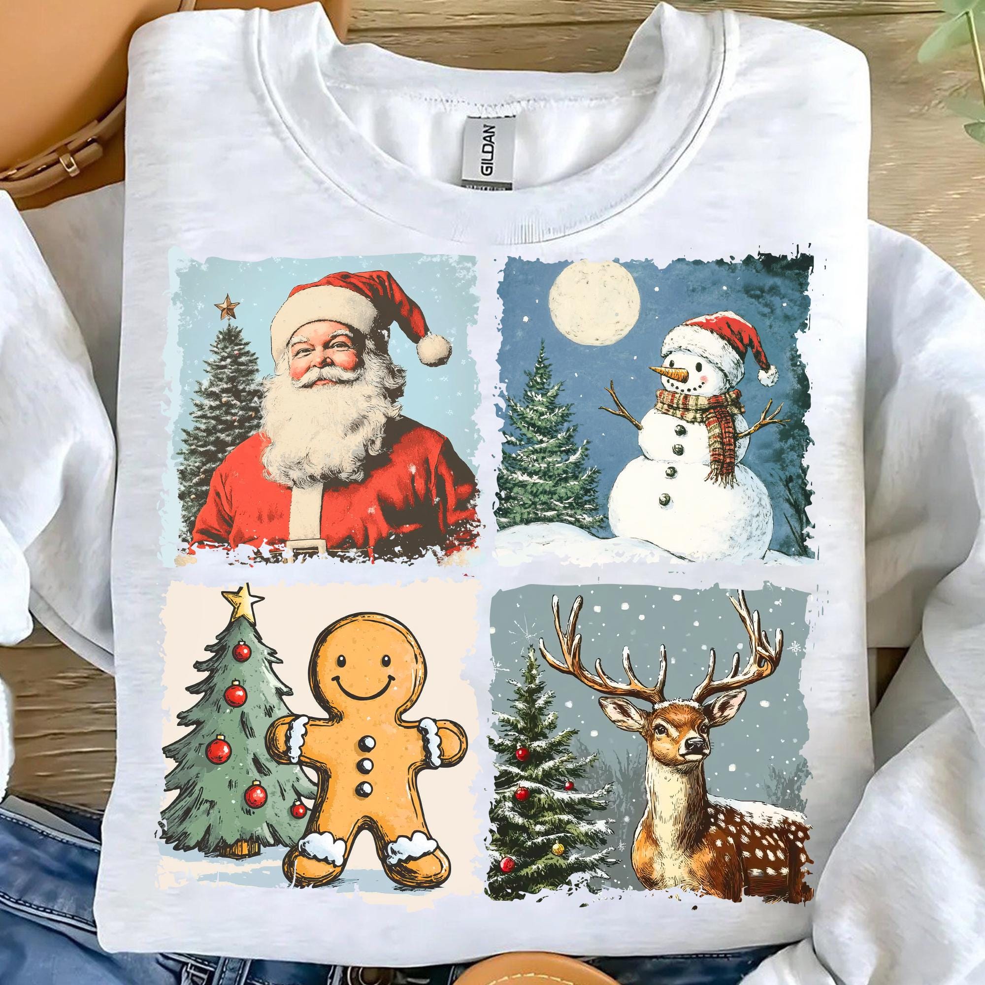 Retro Christmas PNG, Christmas Shirt PNG, Vintage Christmas PNG, Santa Claus png, Christmas Sublimation, Merry Christmas png, T-shirt design