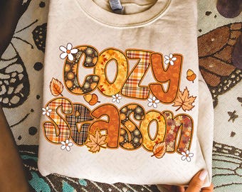 Cozy Season png, Preppy Fall Vibes PNG, Fall Sublimation Png, Fall pumpkin Png, Autumn Season png, retro fall png, Fall Autumn Shirt
