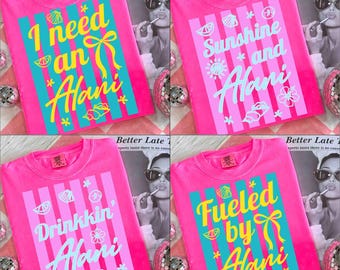 I Need An Alani Png, Beach Life Png, Sweet Summer Time PNG, Neon Trendy Summer Vibes, Distressed Beach PNG, Lake Pool River Png, Salty Png