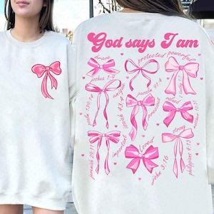 God says I am coquette png, coquette valentine png, Jesus valentine png, valentine png, retro valentine png, Christian Valentines Png,bible