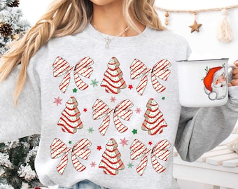 Coquette Christmas Tree Cake Png, Christmas Bow Png, Christmas Tree Png, Retro Holiday Png, Merry Christmas Png, Girly Christmas Png