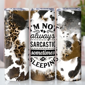 Funny Quote 20 oz Tumbler Wrap PNG Cuss Sweary Bitch Seamless Sublimation Designs Download 20oz Design Straight & Tapered Tumbler