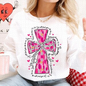 Pink brushstroke cross png, Let all that you do be done in Love png, Jesus valentine png, Valentine Png, valentine coquette png, bible verse