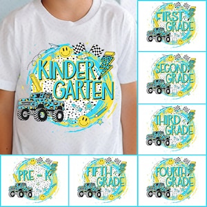 Retro Back to School Bundle, Kindergarten, First Day Of School, School Png, Retro PNG, First/Second/Third Grade Design, School Bundle Png