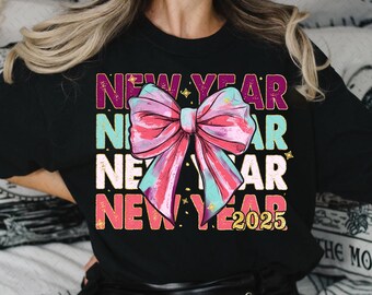 New year Coquette 2025 png bundle, New Year tour 2025 png, He makes all things new png, 2025 doodles, 12 new chapters png,retro new year png