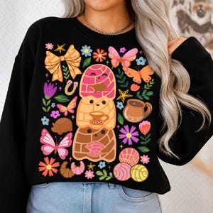 Funny Pantasmas Ghost Pan Dulce Brushstroke Png, Halloween Mexican Png, Mexican Conchas Ghost, Halloween Conchas Png, Pan-tasmas Png