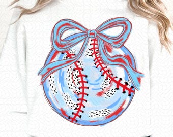 Baseball Coquette Png, Brushstroke Baseball Coquette Png, Game Day Baseball Png, Baseball Bow Png, Baseball Mama Png, Baseball Mom Png