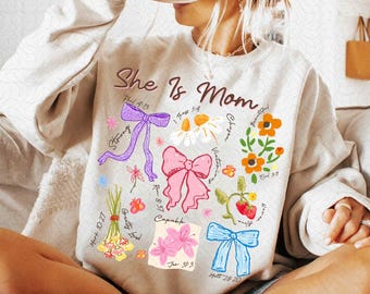 Sie ist Mama Kokette Png, christliche Mama Png, Boho Blumenmama Png, Mama Png, Muttertagsgeschenk Png, Wildblumen Mama Png, Bibelvers Png