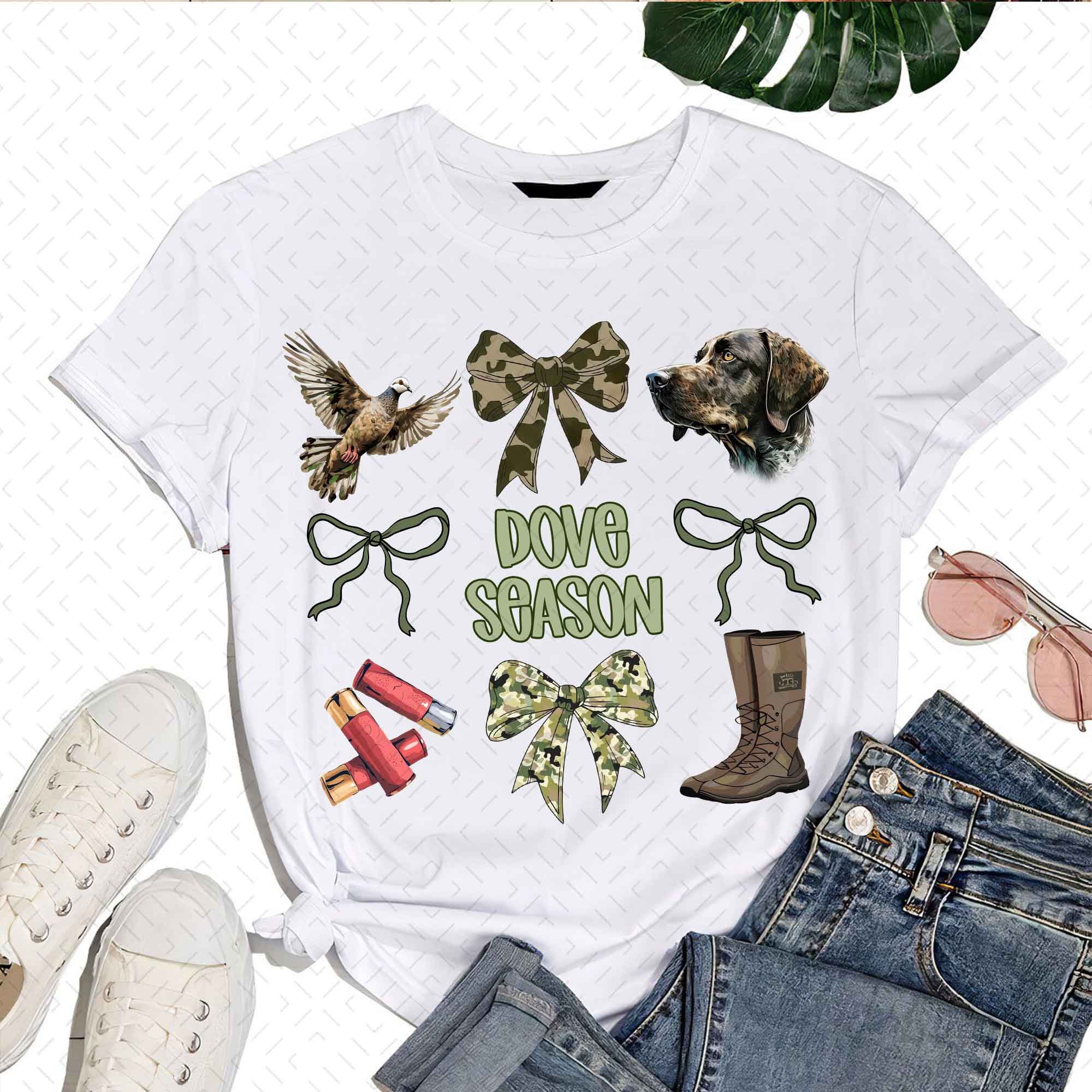 Camo Coquette Bow PNG, Dove Season Png, Girls Camo Bow Png Shirt ...