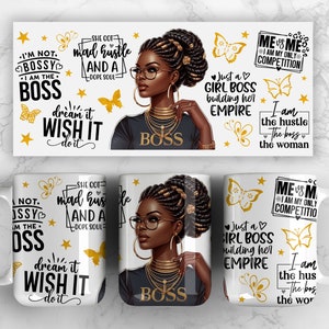 Black Queen Affirmation 15oz Mug Sublimation Design PNG File Religious Jesus 15oz Mug Coffee Mug Wrap Design Affirmation Quotes