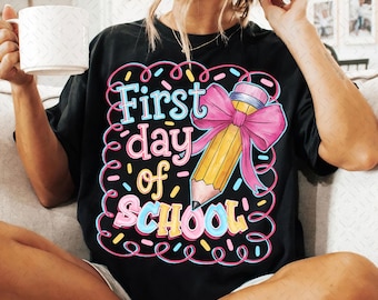 Coquette First Day Of School Png, Preppy Back To School Png, Back To School Png, Teacher PNG, School Png, First Day Of School Png, Coquette