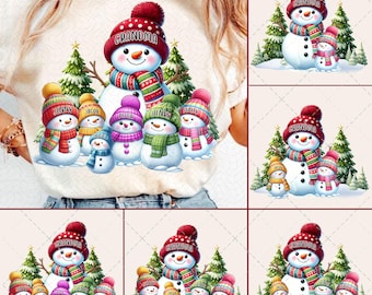 Personalized Grandma Snowman Png, Custom Cozy Snowman Png, Add Grandkids name, Christmas Snowman Grandma Png, Gift for Grandma, Mama Snowman